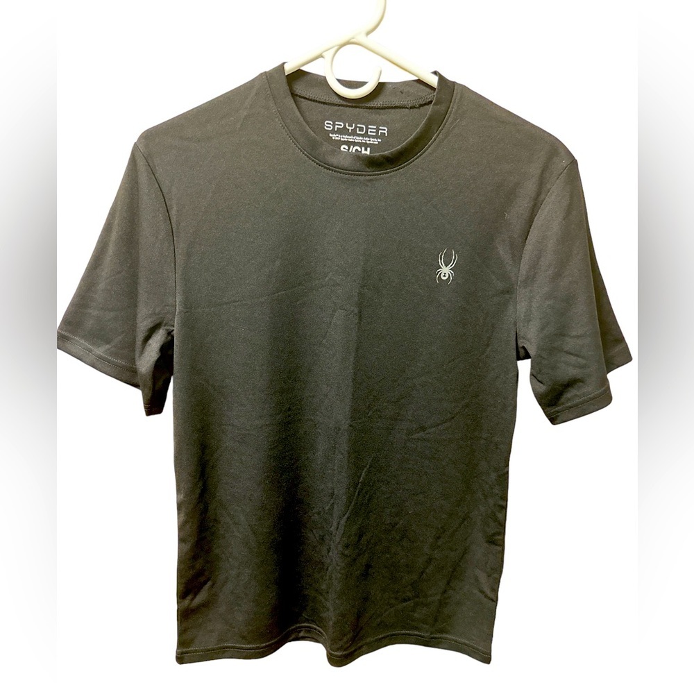 SPYDER, Men’s Short Sleeve Shirt Black Sz Small Excellent